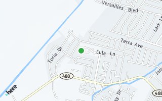 Map of 438 Lula Lane, Alexandria, LA 71303, USA