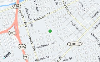 Map of 505 KIMBALL, Alexandria, LA 71301, USA