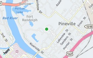 Map of 450 Kings Drive, Pineville, LA 71360, USA