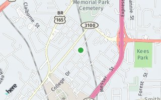 Map of 1634 Creed, Pineville, LA 71360, USA