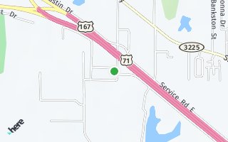 Map of 509 Brooksie Lane, Pineville, LA 71360, USA