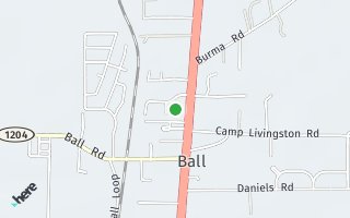 Map of 123 Surrey Lane, Ball, LA 71405, USA
