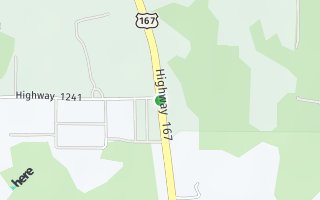 Map of 203 South Dogwood lane, prospect, LA 71423, USA