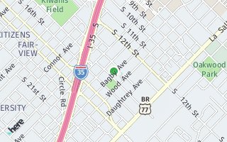 Map of 1401 Bagby Ave 11, Waco, TX 76706, USA