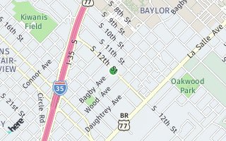 Map of 1200 Bagby Ave #7 (Pecan Sq), Waco, TX 76706, USA