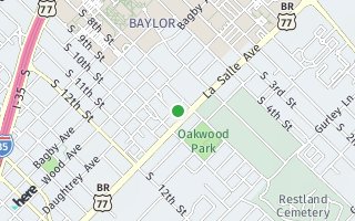 Map of 2100 S 8th (Ivy Place), Waco, TX 76706, USA