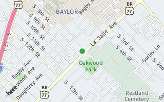Map of 2125 S 7th Street A & B, Waco, TX 76706, USA