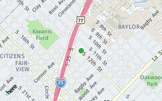 Map of 1386 S.12th St., Waco, TX 76706, USA