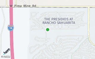 Map of 781 W Calle Marojo, Sahuarita, AZ 85629, USA