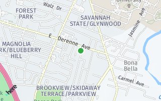 Map of 5409 Emory Dr, Savannah, GA 31406, USA