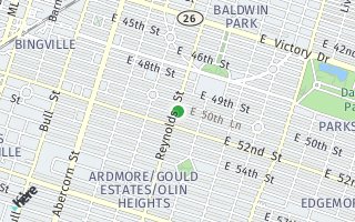 Map of 402 E. 51st Street, Savannah, GA 31405, USA