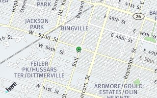 Map of 3601 Bull Street 2, Savannah, GA 31401, USA