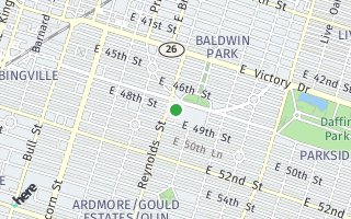 Map of 410 East 48th Street, Savannah, GA 31405, USA