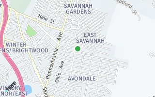 Map of 2126 California Ave, Savannah, GA 31404, USA