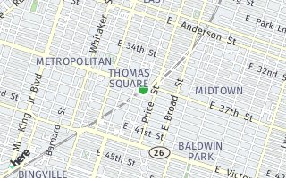 Map of 315 E 37th St A, Savannah, GA 31401, USA
