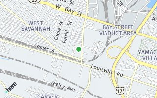 Map of 11 Newell Street, Savannah, GA 31415, USA