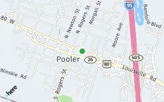 Map of 307 Silverbrook Circle, Pooler, GA 31322, USA