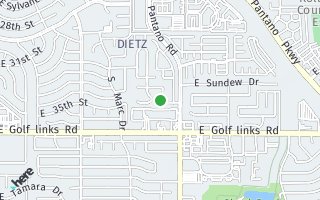 Map of 7827  E 34th Street, Tucson, AZ 85710, USA