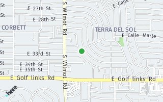 Map of 6445 E Calle Mercurio, Tucson, AZ 85710, USA