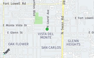 Map of 2841  N Laurel Avenue, Tucson, AZ 85712, USA