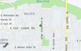 Map of 3236 N Rambling Creek Pl, Tucson, AZ 85712, USA