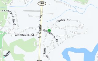Map of 197 Cutter Circle, Bluffton, SC 29909, USA