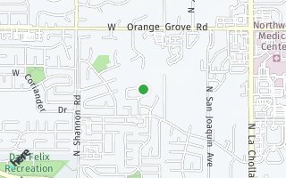 Map of 2593 W Calle Don Florencio, Tucson, AZ 85741, USA