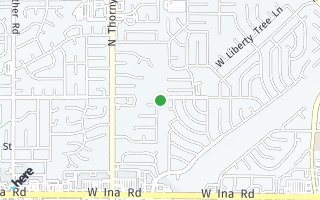 Map of 7590 N Thornwood Rd, Tucson, AZ 85741, USA