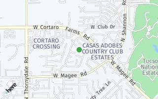 Map of 3324 W Wheatfield Pl, Tucson, AZ 85741, USA