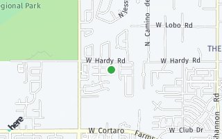 Map of 3607  W Sunbonnet Place, Tucson, AZ 85742, USA