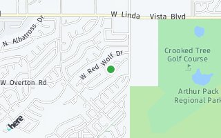 Map of 9336 N Gazelle Pl, Tucson, AZ 85742, USA