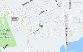 Map of 604 Sierra Ave, Mansfield, TX 76063, USA
