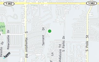 Map of 528 Rockcreek Drive, DeSoto, TX 75115, USA