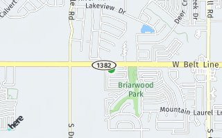 Map of 1737 Plum Creek Drive, DeSoto, TX 75115, USA