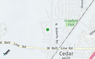 Map of 418 Meadow Ridge Dr, Cedar Hill, TX 75104, USA