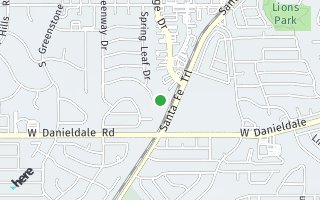 Map of 807 Rock Canyon Dr, Duncanville, TX 75137, USA