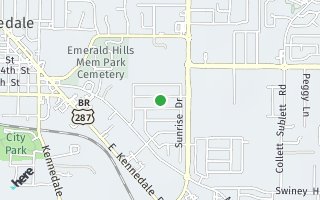 Map of 1156 River Rock Dr, Kennedale, TX 76060, USA