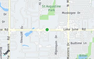 Map of 9711 Lake June Road, Dallas, TX 75217, USA