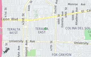 Map of 4603 Orange Ave, San Diego, CA 92115, USA