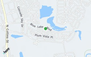 Map of 1228 Blue Lake Boulevard, Arlington, TX 76005, USA