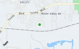 Map of 3110 Mossy Grove Lane, Euless, TX 76040, USA