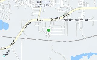 Map of 3121 Blue Ash Lane, Euless, TX 76040, USA