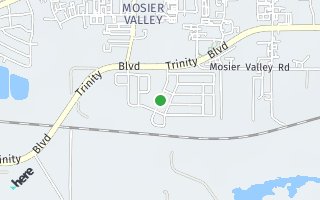 Map of 3101 Blue Ash Lane, Euless, TX 76040, USA