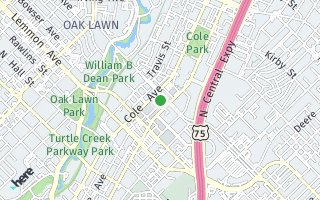 Map of 3739 McKinney, Dallas, TX 75204, USA