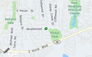 Map of 400 Ridgeview Ct, Hurst, TX 76053, USA
