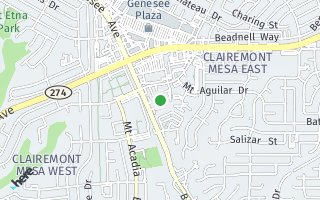 Map of 4140 Mount Alifan Place # G, San Diego, CA 92111, USA
