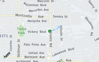 Map of 6371 Vickery Blvd, Dallas, TX 75214, USA