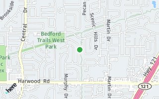 Map of 3204 Meadow Wood Ln, Bedford, TX 76021, USA