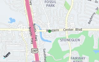 Map of 3400 Western Center Boulevard, Fort Worth, TX 76137, USA