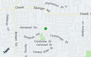 Map of 3612 Cummings Court, Bedford, TX 76021, USA